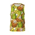 thumbnail image 2 of Easygdp Tropical Summer Fruit Men's Mesh Basketball Jersey Quick Drying Sleeveless Shirts Fitted Muscle Tank Tops Sport Round Neck T-Shirt - Small, 2 of 9