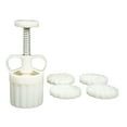 thumbnail image 1 of Weiweiguan 1 Set Hand Pressed Mooncake Molds Green Bean Cake Baking Molds for Home Bakery, 1 of 7