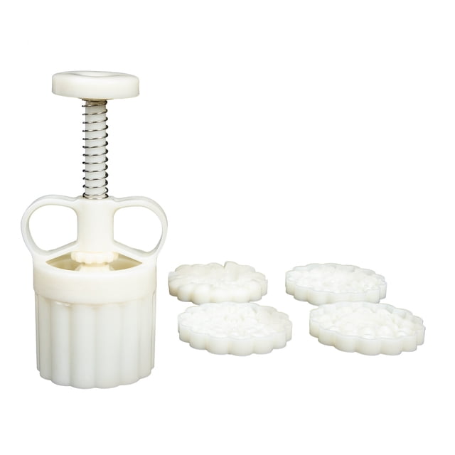 Weiweiguan 1 Set Hand Pressed Mooncake Molds Green Bean Cake Baking Molds for Home Bakery