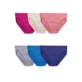 thumbnail image 6 of Fit for Me by Fruit of the Loom Women's Plus Size Breathable Underwear, Micro-Mesh Hi-Cut Panties, 6-Pack, Sizes 1X - 5X, 6 of 7
