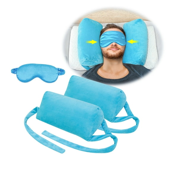 Neck Stabilizer Pillow for Sleeping，Head Wedge Positioning Pillow for Post-Surgery, Anti-Wrinkle Beauty Pillow, Face-Up Medical Neck Support, Triangle Wedge for Back Sleep Training