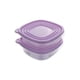 thumbnail image 2 of Contenedores Para Alimentos Ideen De Plástico Juego De 3 Piezas Morado 670 ml, 2 of 3