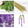 thumbnail image 4 of 24 Piezas Artificiales Flores Wisteria, Guirnalda De Flores Artificiales Decoracion Blancas para Pared, Boda, Jardín, Fiesta, Hogar, Exterior Decorar Arco, 4 of 4