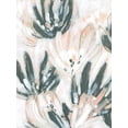 thumbnail image 2 of Vess, June Erica 15x18 White Modern Wood Framed Museum Art Print Titled - Abstract Water Lilies II, 2 of 4