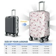 thumbnail image 6 of Daiia Cute Bow Tie Luggage Cover, Thickened Washable Travel Luggage Covers, Elastic Unique Baggage Covers for 18-20 inch Luggage-Small, 6 of 9