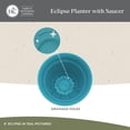 thumbnail image 3 of Maceta The HC Companies Eclipse 20 cm Roja para Exterior e Interior, 3 of 8