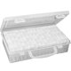 thumbnail image 1 of Caja transparente de 42/84 rejillas, hecha a mano, para guardar pinturas de diamantes con cuentas, caja de cuentas de arroz de vidrio, caja para accesorios de decoración de uñas, 1 of 8