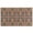 Red Ethnic Geometric, variant on Red Pioneer Flower and Paisley Pattern Door Rugs,Washable Non Slip Door Mats Indoor,Decorative Door Mats,Entry Mat Indoor for Entrance,Bedroom,Kitchen,Bathroom,17"x30"