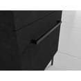 thumbnail image 4 of Fine Fixtures - Modern Black Marble 20" Bathroom Vanity Set, Black Hardware, vitreous China Sink Top, 4 of 7