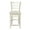 Counter Height, variant on International Concepts Wood Emily Ladder Back Counter Height Stool - 24" Seat Height - Distressed Hickory/Stone