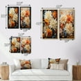 thumbnail image 4 of Designart "Gold Showcases Chrysanthemums Autumn art painting" Chrysanthemums Framed Wall Art Set Of 2 - Beige Floral Framed Canvas Set For Living Room Decor, 4 of 7