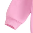 thumbnail image 3 of Bixock Toddler Boys and Girls Tops,Kids Long Sleeve Tops Valentine Heart Print with Ruffle Sleeve Round Neck Sweatshirt for Girls 6M-4Y Tops, 3 of 4