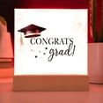 thumbnail image 6 of Congrats Grad Printed Square Shaped Acrylic Plaque, 6 of 20