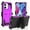 Purple, variant on for iPhone 13 Mini 5.4 inch Phone Case Hybrid Protective Case Built-in Screen Protector Sand Belt Clip Heavy Duty Dustproof Shockproof Anti-Scratch Armor For Apple iPhone 13 Mini 2021 - Purple
