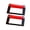 Red and Black, variant on CEORPER Ergonomic Push Up Handle Set Perfect for Travel Offices and Indoor Exercises