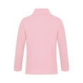 thumbnail image 2 of Yruioon Kids Boys Girls Turtleneck Thermal Underwear Winter Baselayer Shirts Long Sleeve Solid Pink 150, 2 of 5