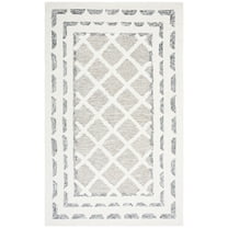 SAFAVIEH Casablanca Bojan Diamond Area Rug, Grey/Ivory, 8' x 10'