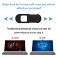 thumbnail image 3 of 4PCS Webcam Cover Slide Plastic Anti-peeping Anti-hacking Web Camera Blocker, 3 of 6