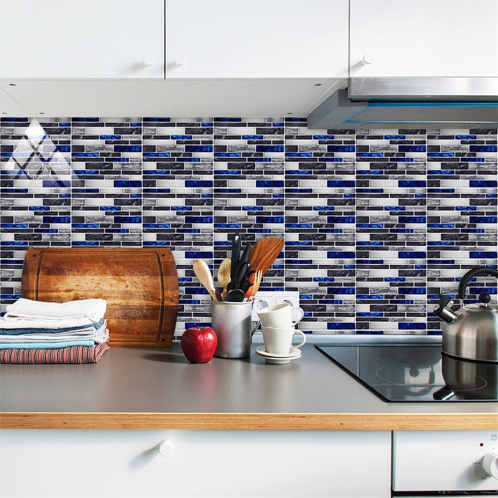 Manunclaims Wall Panels Peel and Stick Self-Adhesive Waterproof Foam Wallpaper 6x6 inch, 10 Pack