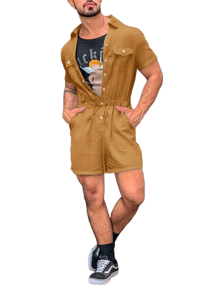 Coverall shorts men Clearance