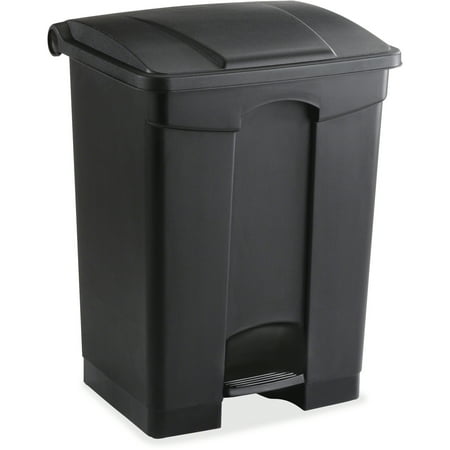 - Safco, SAF9922BL, Plastic Step-on Receptable, 1, Black