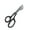glossy black, variant on Duckbill Carpet Pile Scissors 7 Inch for Carpet Trimming, Ergonomic Handle Duckbill Scissors for Carpet Pile Trimming