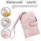 thumbnail image 3 of Cartera mujer de cuero rosa suave Zhivalor, 3 of 6
