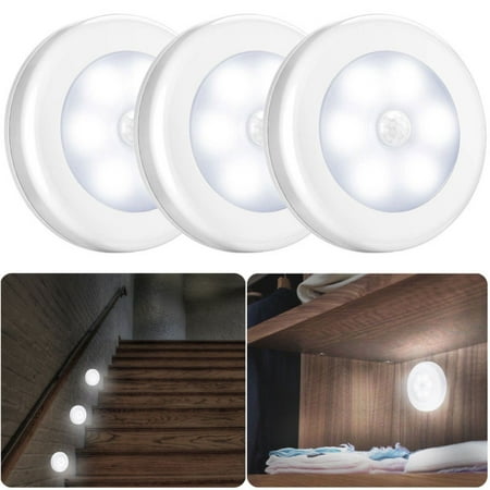 3pack Motion Sensor Light Cordless Battery Ed Led Night 3pack Motion Sensor Light Cordless Battery Ed Led Night Hallway Stair
