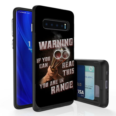 Galaxy S10 Case, PimpCase Slim Wallet Case + Dual Layer Card Holder For Samsung Galaxy S10 [NOT S10e OR S10+] (Released 2019) You Are In
