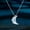 A, variant on Moon Necklace Fashion Star Moon Cross Necklace 1Pc Diamond Necklace Woman Beating Dazzling Star Moon Shaped Pendant Small Diamond Pendant Woman Jewelry