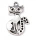 thumbnail image 2 of 51 colgantes de aleación estilo tibetano con forma de gato para hacer bisutería. Adornos metálicos para mujer. Ideales para crear collares, pulseras y pendientes., 2 of 4