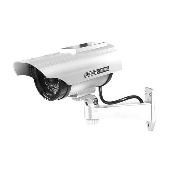 5PCS YZ-3302 Anti-theft Camera Flashing Red LED Light Video Solar Powered Dummy CCTV Security Surveillance Waterproof Fake Camera