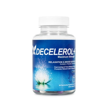 Decelerol - Supplément de secours anxiété naturelle 60 ct