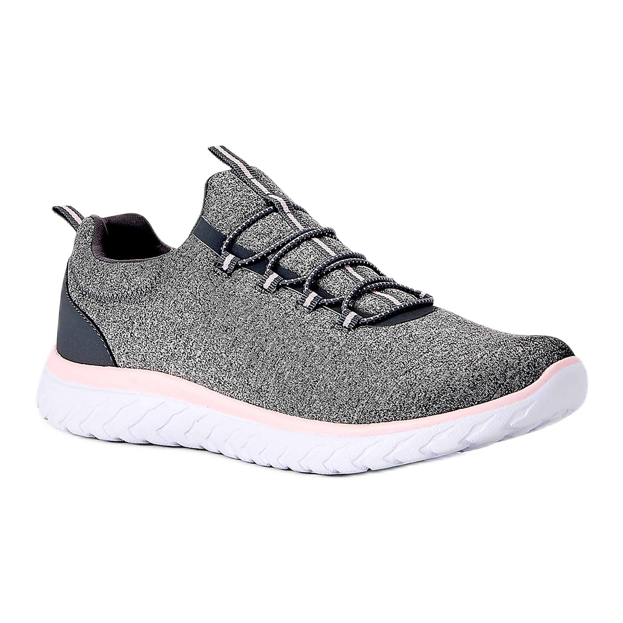Athletic Works Women's Bungee Slip On Sneakers, Wide Width Available