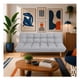 thumbnail image 3 of Sofa Cama Matrimonial Reclinable Acolchado 3 Plazas Moderno gris, 3 of 3