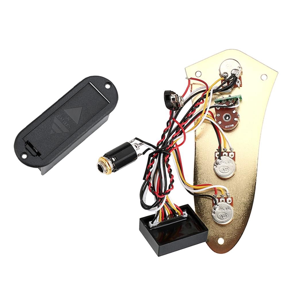 CEORPER 4 Way Switch Loaded Prewired Guitar Control Plate Replacement Part Control Plate