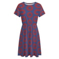 thumbnail image 4 of Phish Donut Sundress Short Sleeve Dress Summer Women Clothes Dress for Women Dresses, 4 of 7