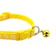 thumbnail image 1 of Pet Cat Dog Collar Bell Footprint Hebilla Correa ajustable para el cuello (Amarillo) Likrtyny  Para estrenar, 1 of 8