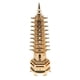 thumbnail image 2 of Estatua de torre de 9 niveles, adorno de torre de peces orientales, anexo A, decoración Feng Shui Gold-L 9 Tier, 2 of 8