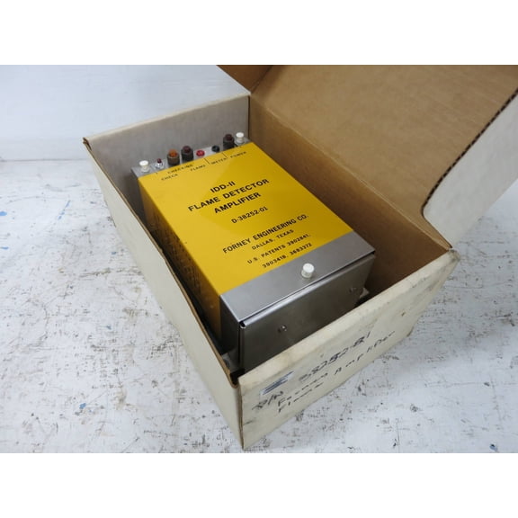 NEW Forney IDD-II D-38252-01 Flame Detector Amplifier 38253-01 PLC IDD-2 IDDII