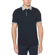 Perry Ellis Men's Cotton Pique 3 Button Polo Shirt