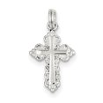 thumbnail image 1 of Sterling Silver Cross Charm QC4310 (24mm x 14mm), 1 of 2