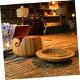 thumbnail image 4 of 2pcs Wool Yarn Crotchet Wooden Yarn Holder Storage Bowls Yarn Ball Storage Creel Crochet Container, 4 of 5