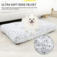thumbnail image 2 of Washable Dog Bed Deluxe Plush Dog Crate Beds Comfy Kennel Pad Anti-Slip Pet Sleeping Mat for Large, Jumbo, Medium, Small Dogs Breeds, 35" x 23", Gray, 2 of 6