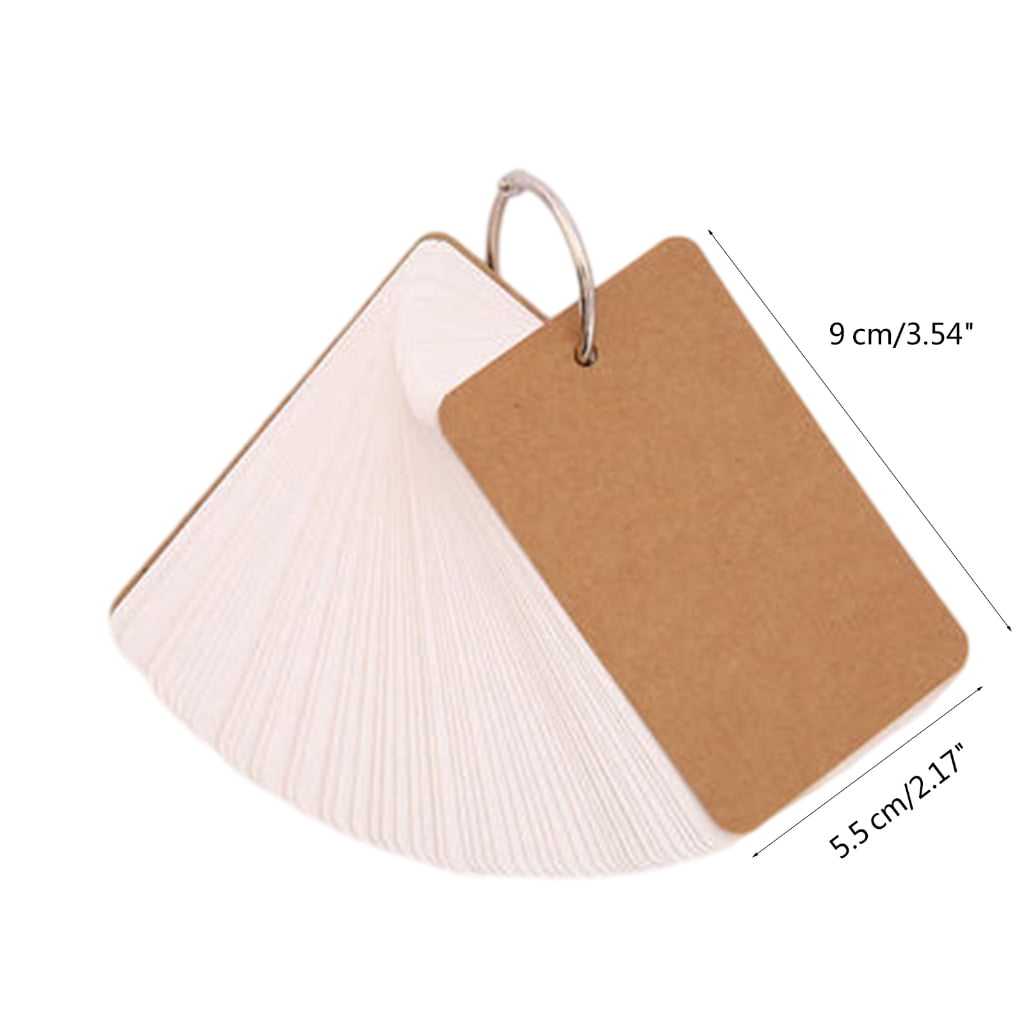 Set of 6/8 Crafting Paper Cards Mini Notepads for Organization Card (50 Cards)