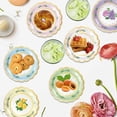 thumbnail image 4 of 48Pcs Floral Paper Plates, 7 Inch Flower Party Plates Floral Disposable Plates for Tea Party, Birthday Baby Shower Garden Wedding Afternoon Decorations, 6 Styles (48, 7 inch), 4 of 6