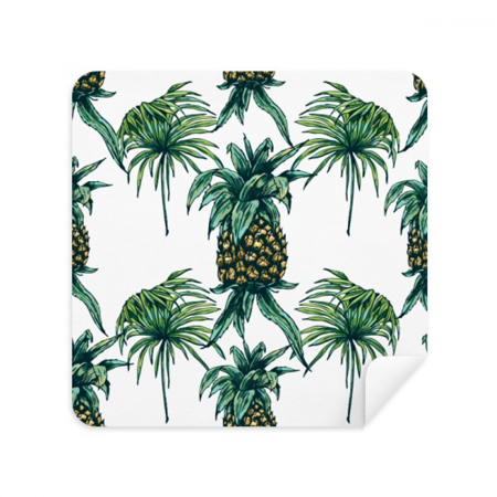 Pineapple Fruit Eat Green Glasses Cloth Screen Cleaner Suede Fabric 2 Pack