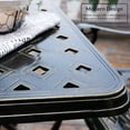 thumbnail image 5 of MEETWARM 30.5" Square Patio Dinning Table, Outdoor Cast Aluminum Dinning Table with 2.2" Umbrella Hole, Dark Bronze, 5 of 7