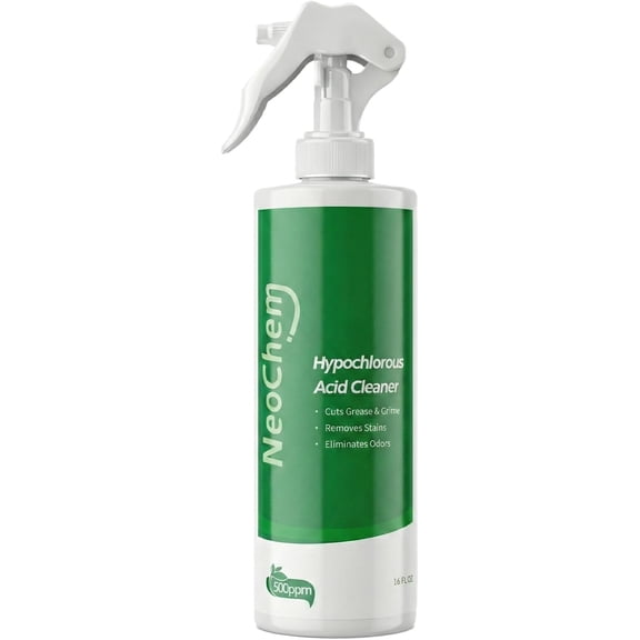Hypochlorous Acid Spray - All Purpose Cleaner for Home | Cuts Grease & Grime, Removes Stains & Odors | Eco-Friendly No-Rinse Formula | Safe for Family & Pets