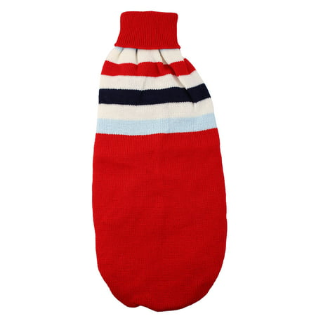 Pet Dog Woolen knitted Sweater Coat Clothes Apparel Costume Red XL